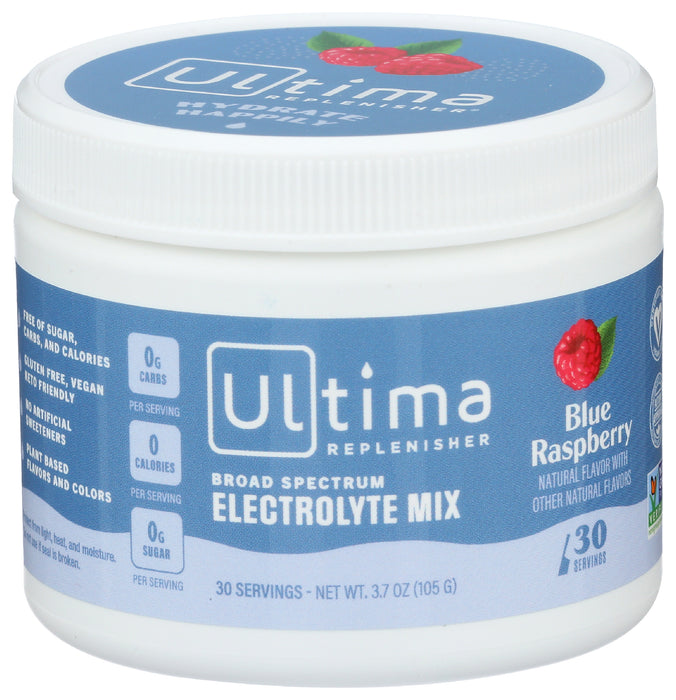 Electrolyte Powder, Blue Raspberry, 30 serv