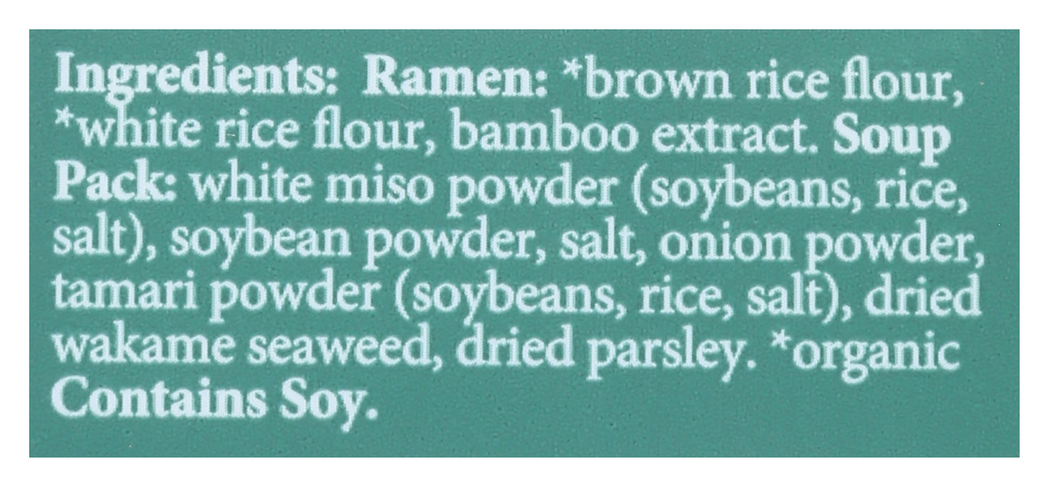 Jade Pearl Rice Ramen Wakame Miso Soup, GF, 2.8 oz