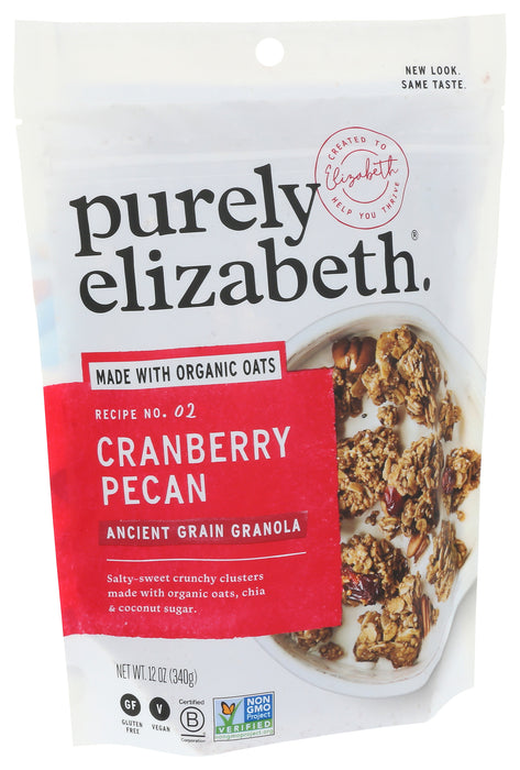 Cranberry Pecan Granola, Org, 12 oz