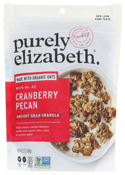 Cranberry Pecan Granola, Org, 12 oz