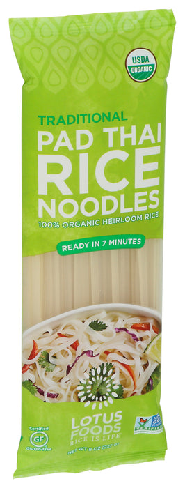 Traditional Pad Thai Noodles, GF Org, 8 oz