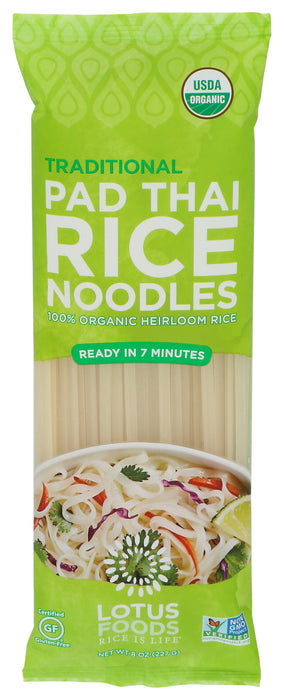 Traditional Pad Thai Noodles, GF Org, 8 oz