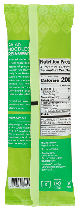 Traditional Pad Thai Noodles, GF Org, 8 oz