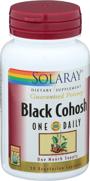 Black Cohosh Extract 180mg, One Daily, 30 vcap