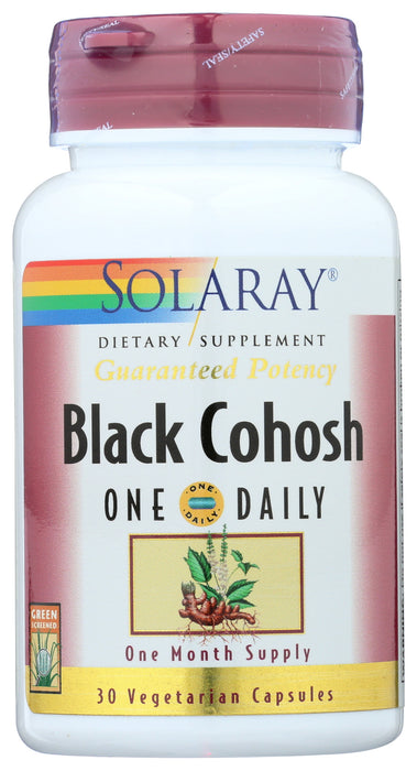 Black Cohosh Extract 180mg, One Daily, 30 vcap