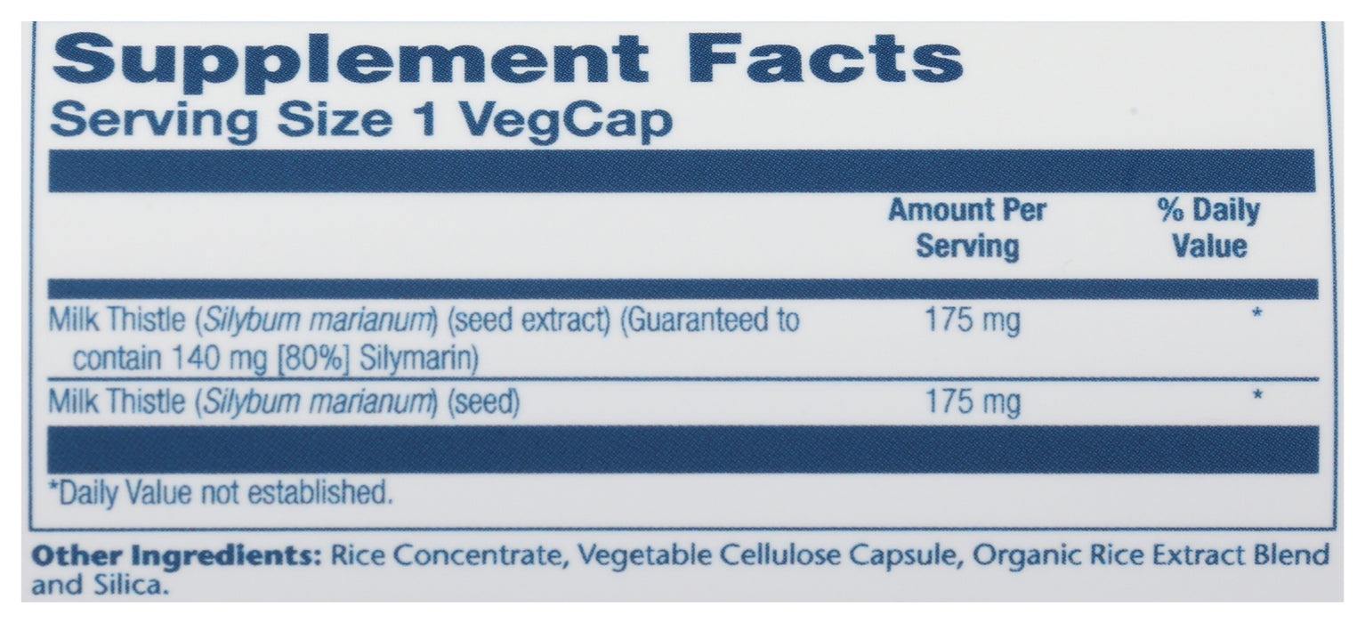 Milk Thistle Seed Extract 175 mg, 60 vcap