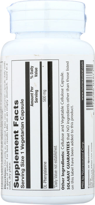 DL-Phenylalanine 500mg, 60 vcap