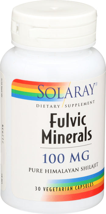 Fulvic Minerals 100mg, 30 vcap