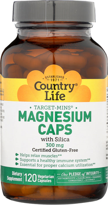 Magnesium 300mg, Target Mins, 120vcap