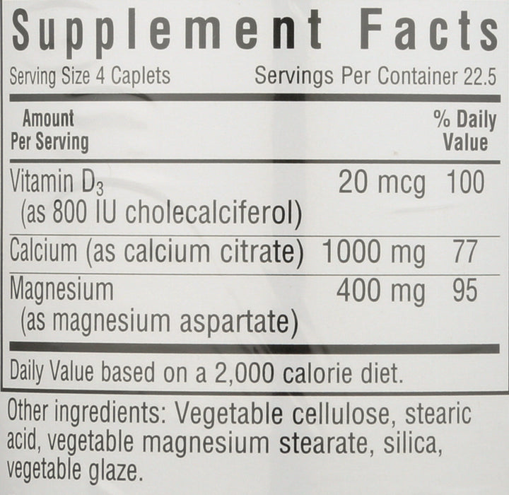 Calcium Citrate Magnesium D3, 90 capl