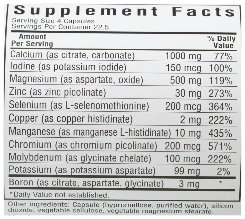 Multiminerals plus Boron, IF, 90 vcap