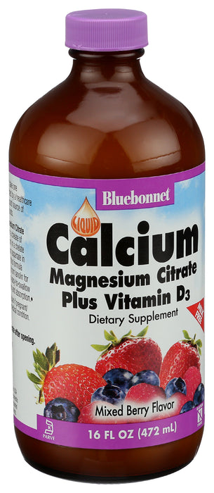 Liquid Calcium Magnesium D3, Mixed Berry, 16 fl oz