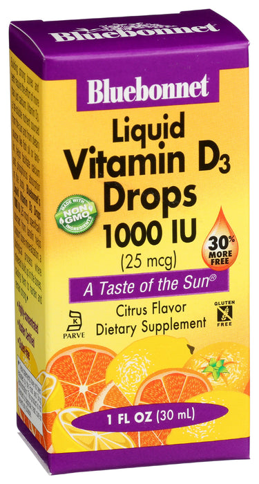 Liquid Vitamin D3 1000IU, Citrus, 1 fl oz