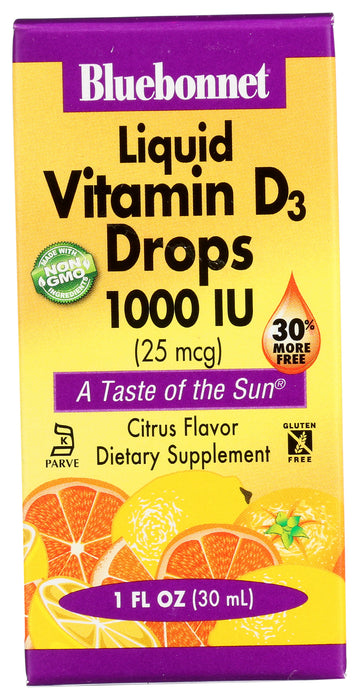 Liquid Vitamin D3 1000IU, Citrus, 1 fl oz