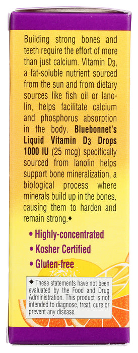 Liquid Vitamin D3 1000IU, Citrus, 1 fl oz