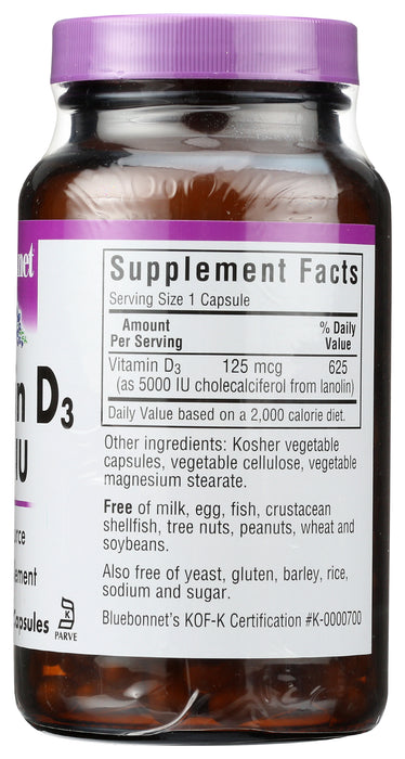 Vitamin D3 5000IU , 120 vcap