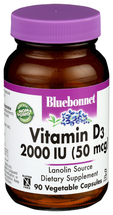 Vitamin D3 2000IU, 90 vcap