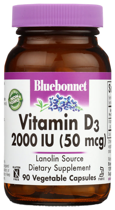 Vitamin D3 2000IU, 90 vcap