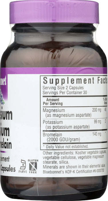 Magnesium Potassium Bromelain, 60 vcap