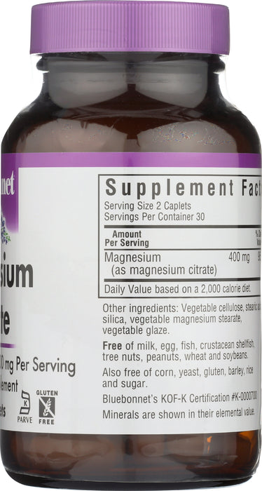 Magnesium Citrate 400mg, 60 vcap