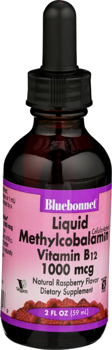 Liquid Methyl B12 1000mcg, Raspberry, 2 fl oz