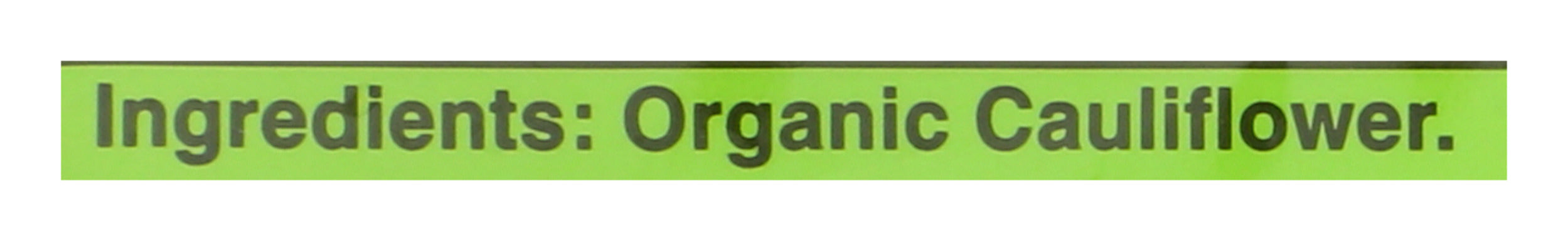 Riced Cauliflower, Org, 12 oz