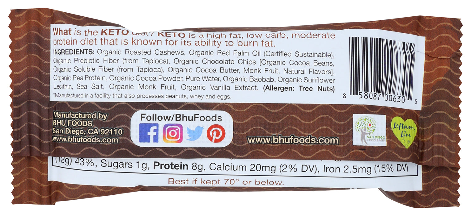 Double Dark Chocolate Cookie Dough Keto Bar, 1.6 oz