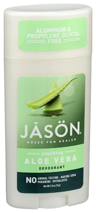 Deodorant Stick, Alum & Paraben Free, Aloe Vera, 2.5 oz