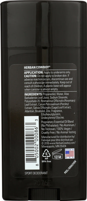 Deodorant Stick, Sport, 2.8 oz