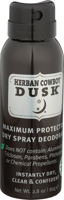 Dry Spray Deodorant, Dusk, 2.8 oz