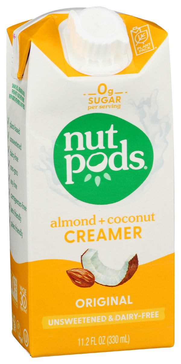 Almond Coconut Creamer Unsweetened, Original, DF, 11.2 floz