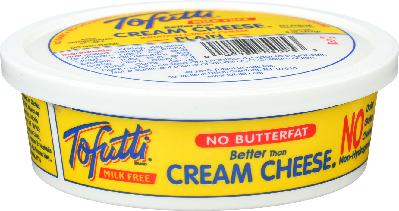 Plain Cream Cheese, Vegan DF, 8 oz