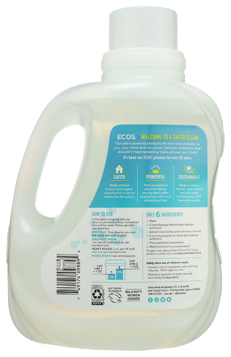 Liquid Laundry Detergent, Free & Clear, 100 fl oz