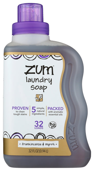 Laundry Soap, Frankincense & Myrrh, 32 floz