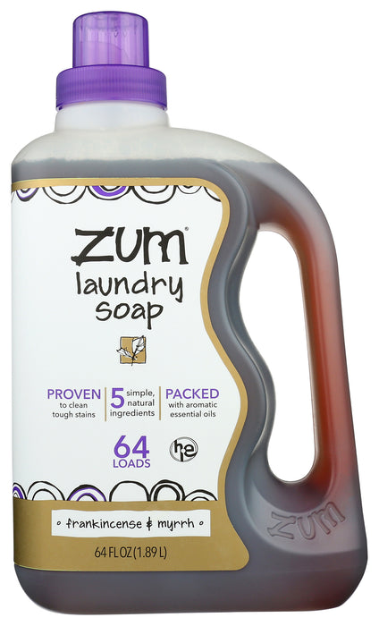 Laundry Soap, Frankincense & Myrrh, 64 floz