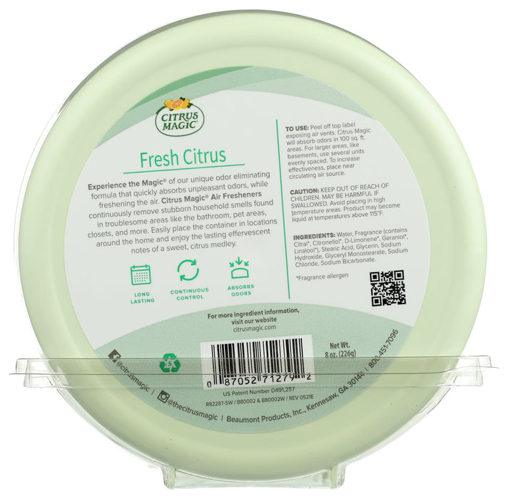 Solid Air Freshener, Citrus, 8 oz