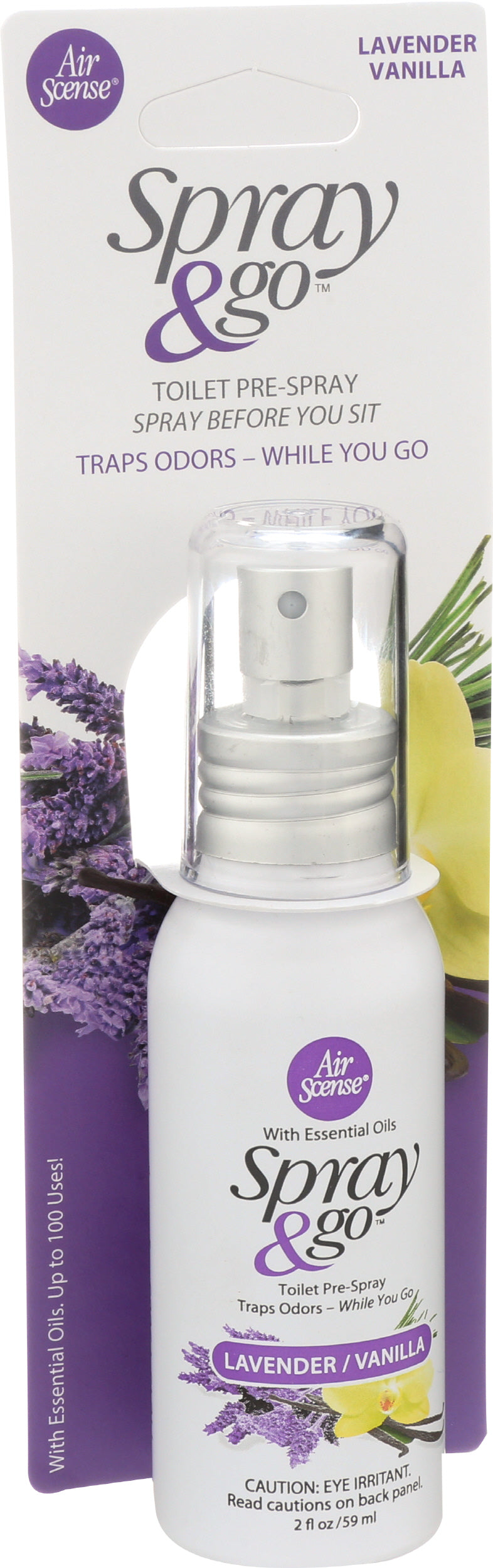 Spray and Go, Toilet Spray, Lavender, 2 floz — Natures Pick Market