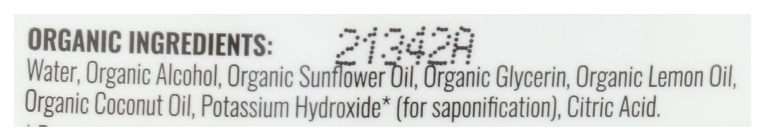 Veggie Wash w/Sprayer, Org, 16 floz