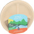 3-Compartment Plates 10", Compostable Plant Based, 20 ct