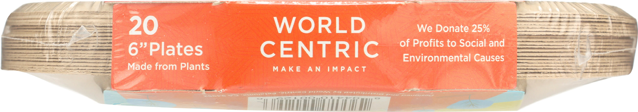 Plates 6", Compostable Plant Based, 20 ct