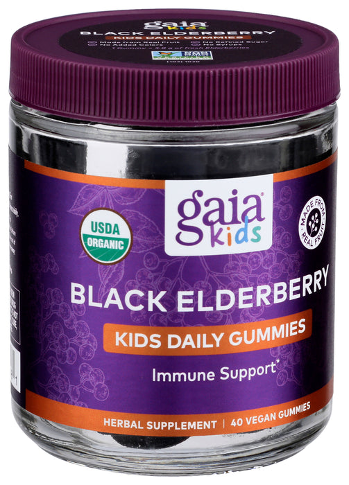 Black Elderberry, Kids Everyday, 40 vgummy