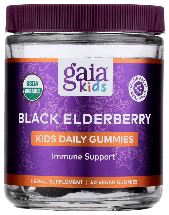 Black Elderberry, Kids Everyday, 40 vgummy