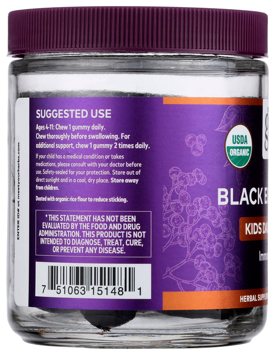 Black Elderberry, Kids Everyday, 40 vgummy