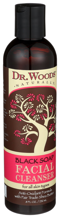 Black Soap Facial Cleanser with Shea Butter, 8oz