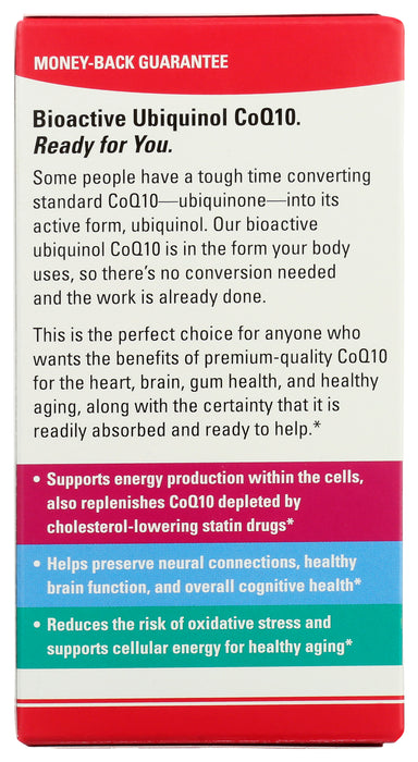 CoQ10 100 mg, Ubiquinol, 60 sgel