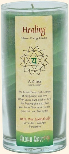 Candle, Chakra Energy Jar, Healing Green, 11 oz