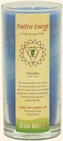 Candle, Chakra Energy Jar, Positive Energy Blue, 11 oz