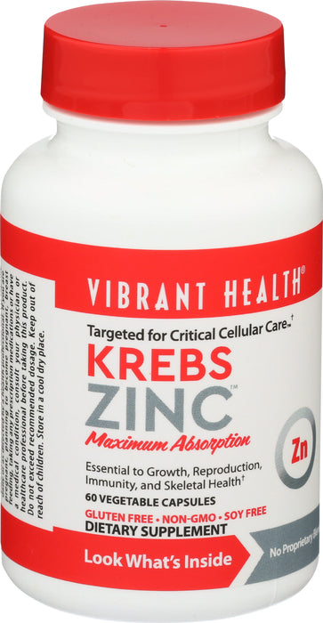 Krebs Zinc, 60 vcap