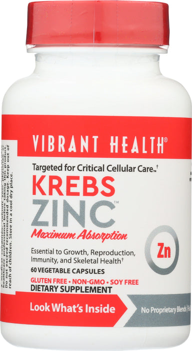 Krebs Zinc, 60 vcap