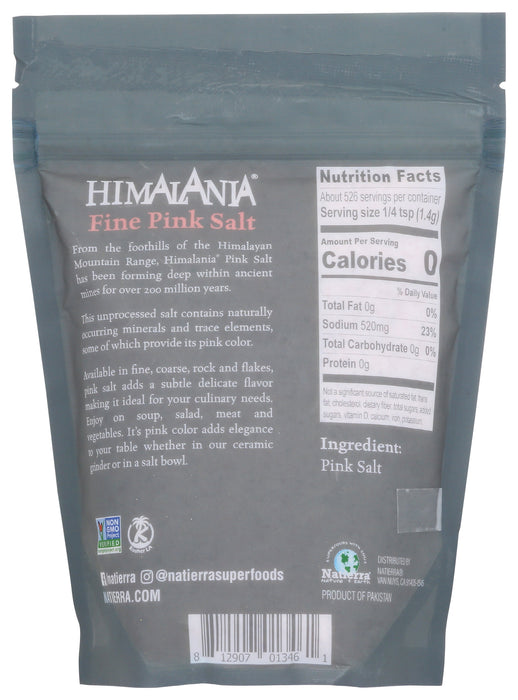 Himalayan Pink Salt, Fine, 26 oz